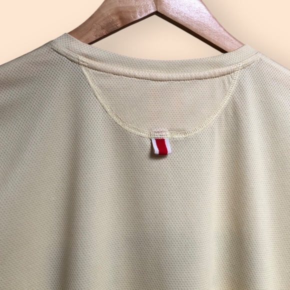 Tracksmith MENS Yellow Boston Short Sleeve T-shirt Running Jersey Performance M - Picture 12 of 13